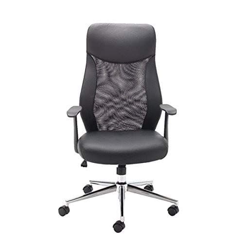 Image of First High Back Operators Chair Mesh Back Black KF74830