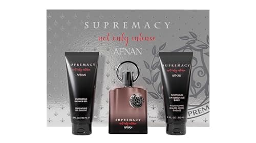 Image of Afnan Supremacy Not Only Intense for Unisex 3-Piece Set (3.4 Ounce Eau de Parfum Spray + 2.5 Ounce Deodorant + 3.4 Ounce Shower Gel)