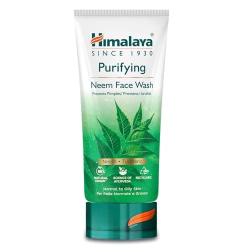 Image of Himalaya Herbals Purifying Neem Face Wash Gel | Natural Moisturising Facial Cleanser with Goodness of Neem and Turmeric |Soap-Free Herbal Formulation -150ml