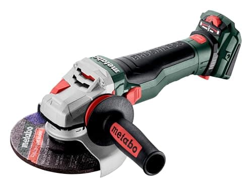 Image of Metabo WVB 18 LTX BL 15-150 Quick (601747840) Cordless Angle Grinder in metaBOX 165 L case Without Battery Pack, Without Charger