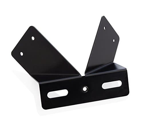 Image of KR Corner Mounted Floodlight Bracket in Black. KRP5-BL. Black Finish
