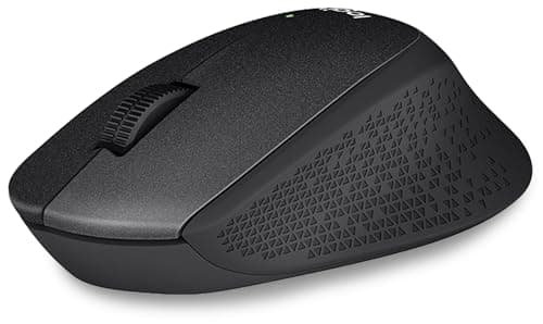 Image of Logitech M330 Silent Wireless Mouse, Right Handed 10 m Usage Distance, 1000 DPI High-Precision Optical Monitor, 18 Months Battery Life, Black