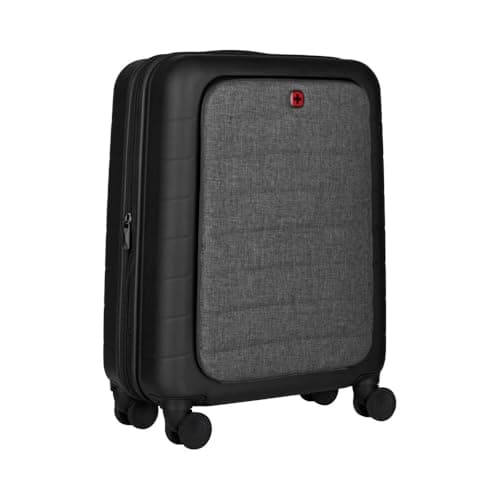 Image of Wenger, Syntry, Carry-On Case with Laptop Compartment, Black/Heather Grey
