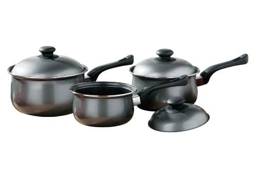 Image of Premier Housewares Cookware Set - Silver, 3 Piece