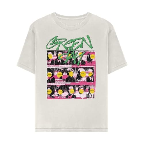 Image of Green Day Nimrod Spray T-Shirt, White, XX-Large