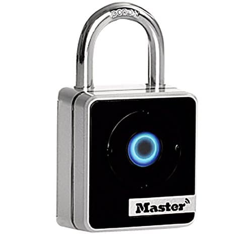 Image of MASTER LOCK Bluetooth Smart Padlock [Indoor] [Bluetooth Access or Directionnal Code] 4400EURD - Best Used for Cabinets, Indoor Storage Lockers, School Lockers and More