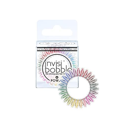 Image of invisibobble Power Colourful Magic Rainbow I 3 x Spiral Hair Bobbles Colourful Girls Women I Extra Strong I Designed in the Heart of Munich