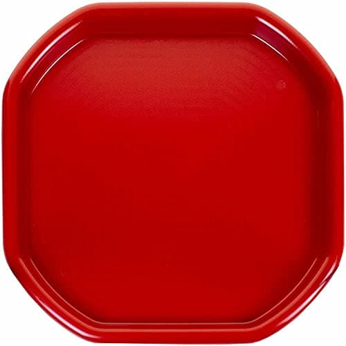 Image of HomeXpress Small 70cm Red Colour Mixing Tray - For Children's Messy Play ideal for School Nursery Builders (Red, Small 70cm)