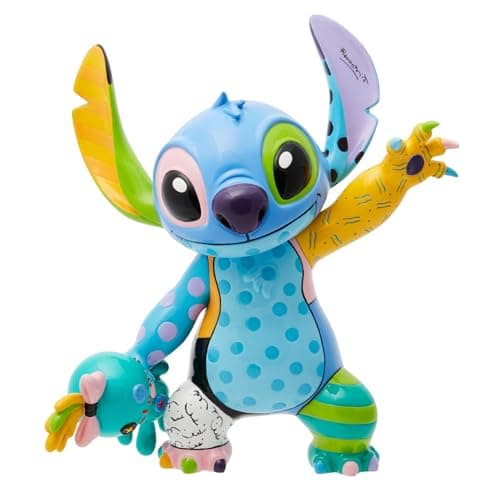 Image of Enesco Romero Britto Stitch & Scrump 8" Figurine