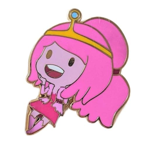 Image of Brooches For Women Marceline and Princess Enamel Pin Cute Cartoon Adventures Times Badge Brooch Anime Fashion Jewelry Brooches For Women (Style : Princess Bubblegum)