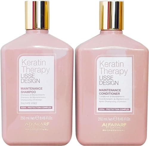 Image of AlfaParf Lisse Design Keratin Shampoo & Conditioner Duo 250ml