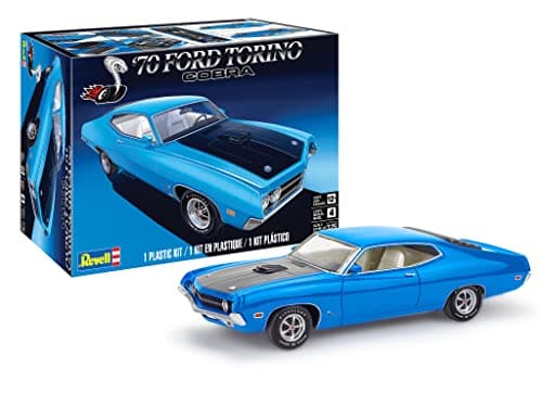 Image of Revell Monogram 14534 1970 Ford Torino Cobra 1:25 Scale Unbuilt/Unpainted Plastic Model Kit
