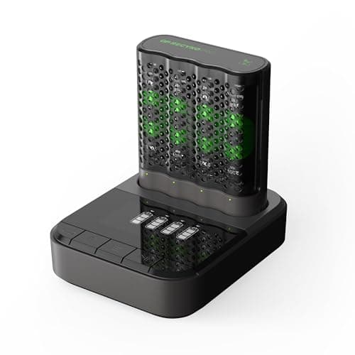 Image of GP RECYKO Pro GP P461 USB Charger + 4 x RECYKO PRO AA Batteries 2000mAh + USB Charging Dock, GPRCPCHP461D464