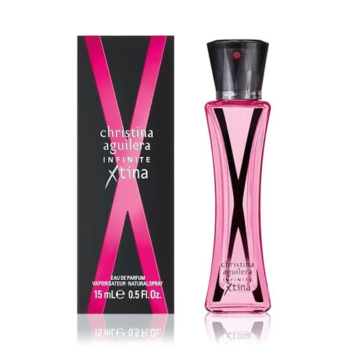 Image of Christina Aguilera - Infinite Xtina Eau de Parfum for Women, Floral Amber Fruity Fragrance, Pink Guava, Rose Absolute & Vanilla Bean Extract, Modern & Enduring Eau de Parfum for Women, 15 ml