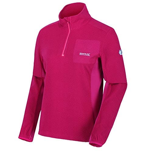 Image of Regatta Highton - Lightweight Fleece with Half Zip and Side Panels Made of Stretch Fabric Extol Fleece Women