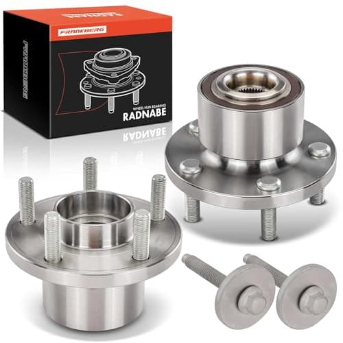Image of Frankberg 2x Wheel Bearing Hub Wheel Hub Front Axle for Focus II DA DP HCP Mondeo IV BA7 Mondeo IV Saloon BA7 Mondeo IV Turnier BA7 2007-2015 6G912C300
