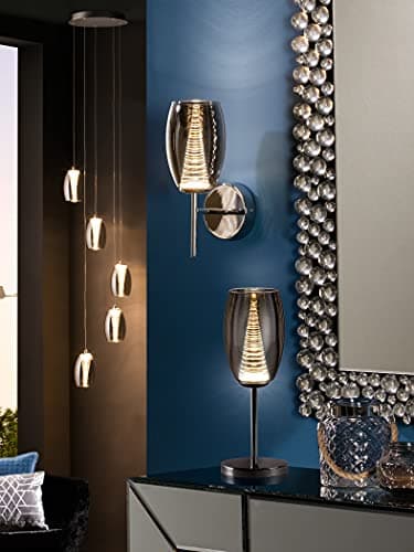 Image of Schuller Nebula - Integrated LED Crystal Wall Lamp Chrome