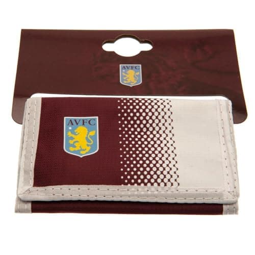 Image of Aston Villa FC Aston Villa Fade Wallet Wallet, Adults Unisex, Multicoloured (Multicolour), One Size