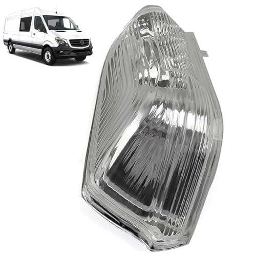 Image of ROBUST Left Door Wing Mirror Indicator Lens Replacement for Volkswagen Crafter Mercedes-Benz Sprinter A0018228920 2E0953049A