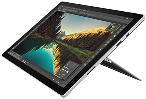 Image of 2015 Microsoft Surface Pro 4 with Intel Core m3-6Y30 (12.3-inch, 4GB RAM, 128GB SSD) Platinum (Renewed)