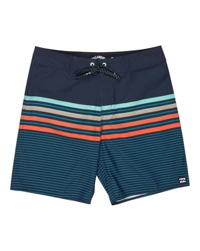 Image of BILLABONG Young Mens Fade 18 Og Board Shorts, Blue,30