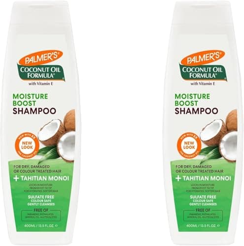Image of Palmer Coconut Oil Moisture Boost Shampoo 400ml pack of 2