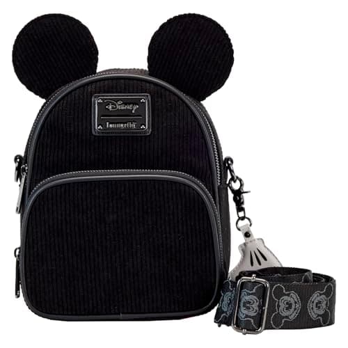 Image of Loungefly Disney sac à bandoulière Mickey Mouse 100th Anniversary Corduroy