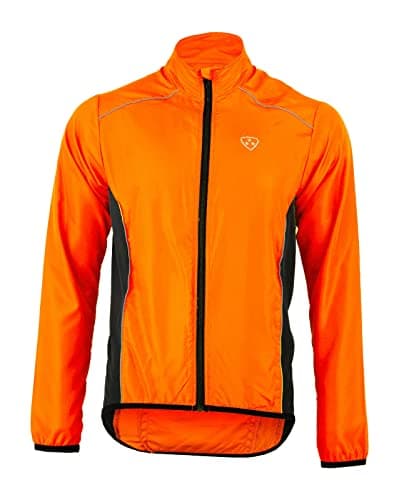 Image of DHERA Sports Wind Stopper Water Repellent Shower Proof Breathable Lightweight High Visibility Rain Cycling Men Jacket