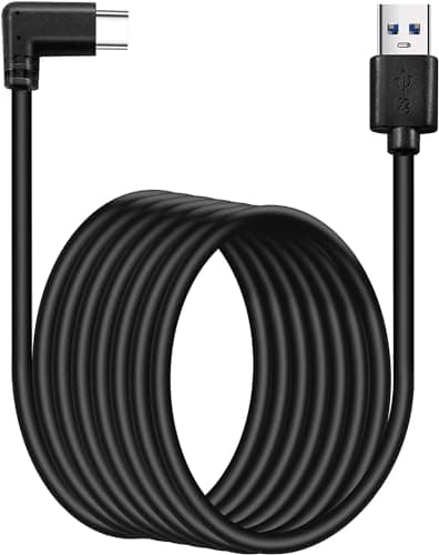 Image of DHERIGTECH Right Angle Micro USB CABLE(1M/3M) FOR TomTom Charger Cable In Car Compatible with Go 40,50,60,400,500,510,520, 530,600,610,620,820 Live,5000,5100,5200,6000 |START 20/25/40/42 (3 METER)