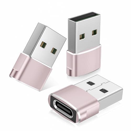Image of BASESAILOR USB to USB C Adapter 3Pack,Type C Female A Male Charger Converter for Apple Ultra iWatch 8 7,iPhone 17 16 15 14 13 12 11 Pro Max Plus,Airpods 2 3,iPad 8th 9th 10th Air 4th 5th Mini 6th Gen