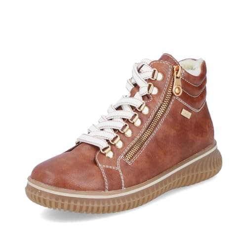 Image of Rieker Antistress Womens Tan Warm Lined Ankle Boot - Size 5 - Brown