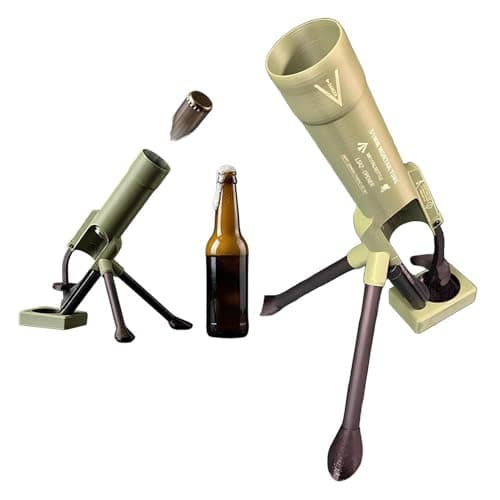 Image of Bottle Opener Mortar-Shaped – Tactical Bottle Opener Realistic Beer Soda Glass Bottles Opener, Realistic Gift for Military Enthusiasts Bar Accessories