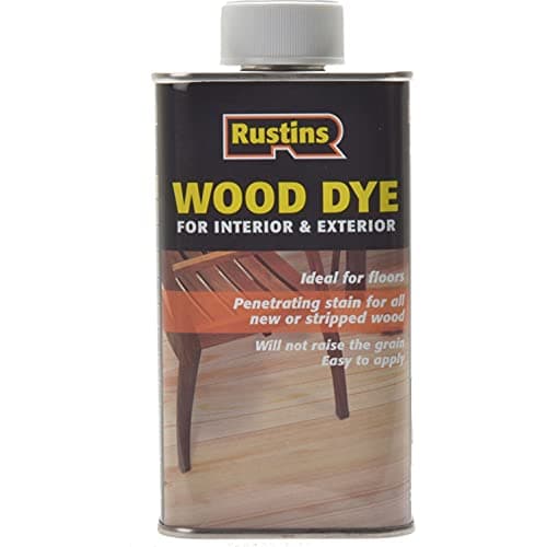 Image of Rustins Wood Dye 250ml Brown Mahogany