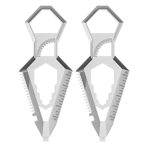 Image of 10-in-1 Pocket Multi-Tool – Includes Bottle Opener, Screwdrivers, Wrenches, Ruler & Saw, Compact Keychain Design, Stainless Steel EDC Tool for Home Office Outdoor
