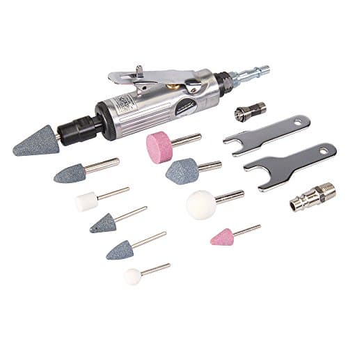 Image of Silverline 783100 Air Die Grinder Kit 15pce 160 mm