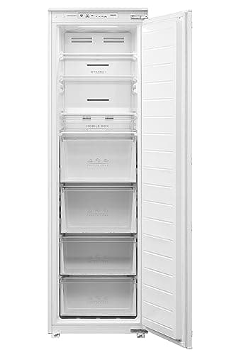 Image of Cookology CITDFRZ177 Tall Built-in Integrated Freezer in White - 54.5cm Width - 212 Litre Capacity - Practical Reversible Door - 3 Large Freezer Drawers - 4 Star Rating