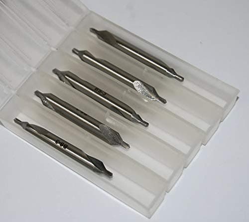 Image of Set of Five BS3 HSS Centre Drills 1/4 Body Diameter (Ref: 133065) Slocombe
