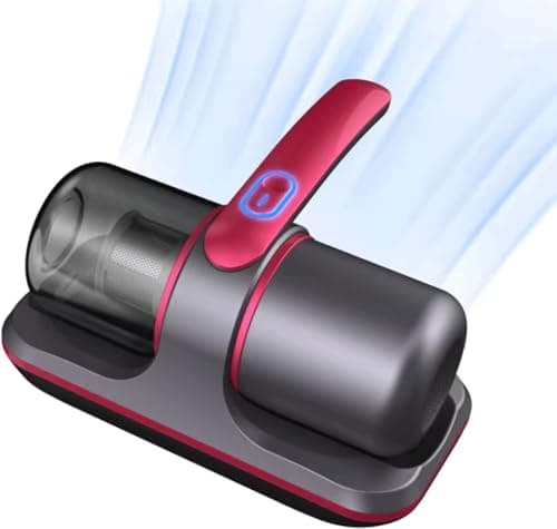 Image of LILOVE Dust Mites Cleaner Handheld Cordless Vacuum for Bed Mattress, with UV Virus-Killing Lamp, Germicidal Lamp, Advanced HEPA Filtration for Bed,Sofa,Carpets Cleaning