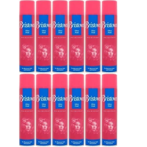 Image of Bristows Ultra Hold Hairspray, 300ml, Pack of 12