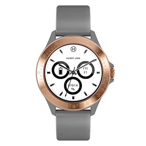 Image of Harry Lime Fashion Smart Watch in Stone with Rose Gold Colour Bezel