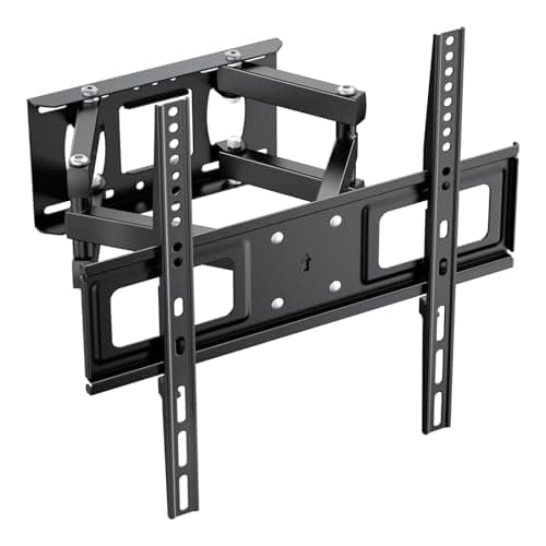 Image of GRIFEMA GB1006-4 TV Wall Bracket for 26-65 inch, Double Arms, Swivel Tilt Extendable TV Wall Mount, up to 35kg, Max VESA 400x400mm with Spirit Level, More Stable