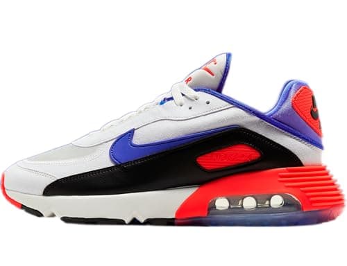 Image of NIKE Air Max 2090 EOI Mens Running Trainers DA9357 Sneakers Shoes (UK 7.5 US 8.5 EU 42, Summit White Racer Blue Black 100)