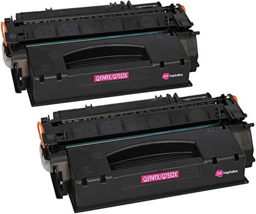 Image of Ink Inspiration 2 Compatible Laser Toner Cartridges Replacement for HP Q5949X Q7553X LaserJet 3390 3392 1320 1320n 1320tn 1320nw M2727nf M2727nfs MFP P2014 P2015 P2015d P2015dn P2015x | 7,000 Pages