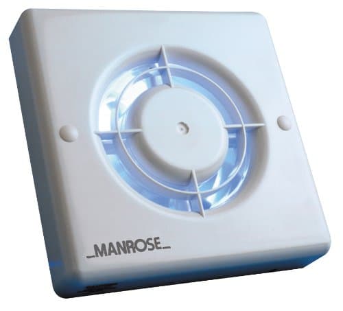 Image of Manrose 4-inch Pull Cord Bathroom Extractor Fan