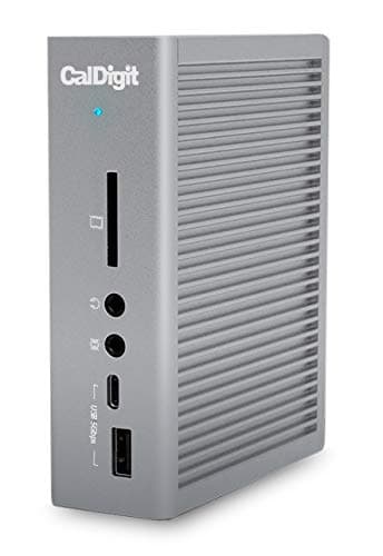 Image of CalDigit TS3 Plus Thunderbolt 3 Dock - 85W Charging, 7X USB 3.1 Ports, USB-C Gen 2, DisplayPort, UHS-II SD Card Slot, LAN, Optical Out, for 2016+ MacBook Pro & PC (Space Grey - 0.7m/2.3ft Cable) …
