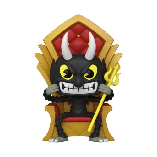Image of Funko POP! Deluxe: Cuphead - the Devil In Chair - Collectable Vinyl Figure - Gift Idea - Official Merchandise - Toys for Kids & Adults - Video Games Fans - Model Figure for Collectors and Display