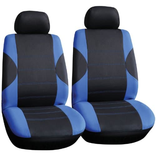 Image of Streetwize SWSC59 Polyester 6 pce Front Seat Covers-Pairs in Blue