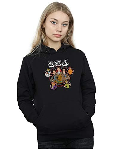 Image of Absolute Cult Scoobynatural Women's Characters Star Hoodie Black Large