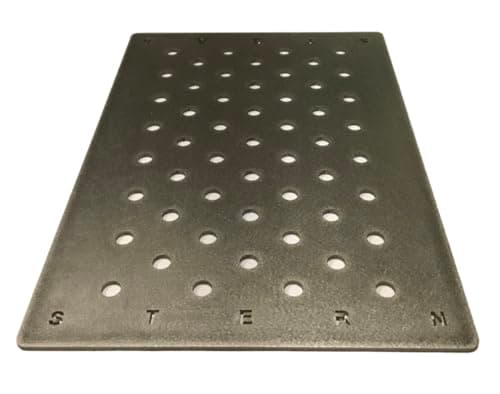 Image of STERNGUARD PACK OF 2 Rustproof 1mm Stainless Steel Swirl Drain Covers @280x200mm