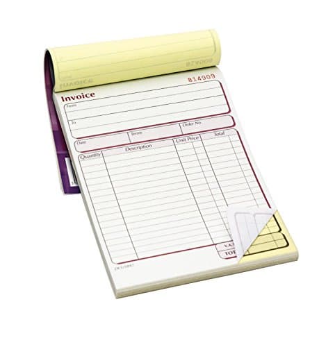 Image of Pukka Pad NCR Duplicate Invoice Book 203 x 137mm - Pack of 5